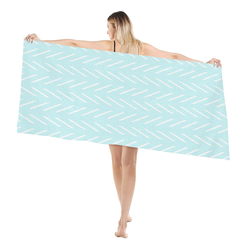 The Blueprint Beach Towel is designed area: All-Over Print · Microfiber material, soft and comfortable.