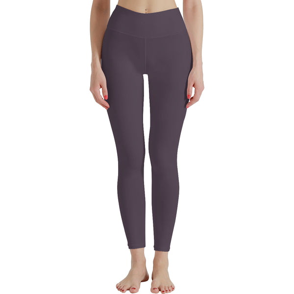 The Dark Purple leggings is a selected elastic fabric, four-way stretch, stretch without pressure.