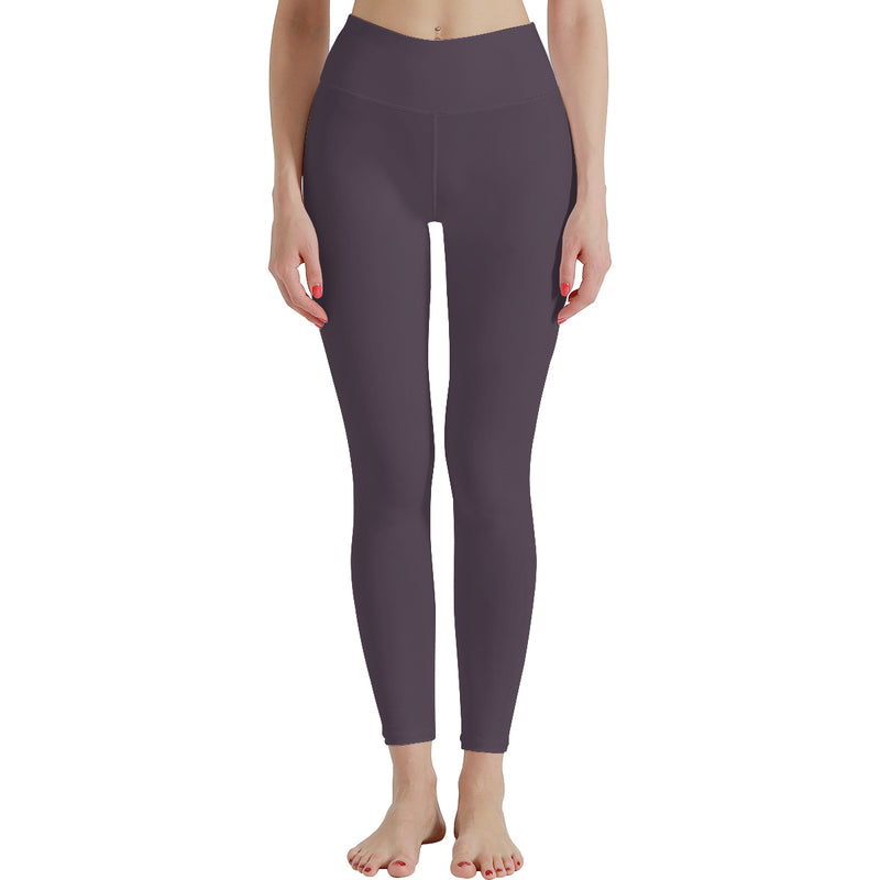 The Dark Purple leggings is a selected elastic fabric, four-way stretch, stretch without pressure.