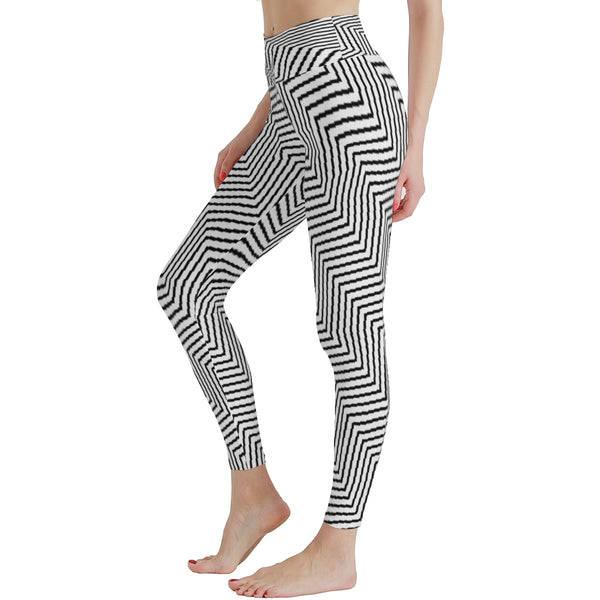 Line step leggings