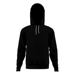 The Black Hoodie by New Unique Stuff features a Pullover hood with hood cord design, easy to adjust with kangaroo front pocket design, can store small daily necessities.