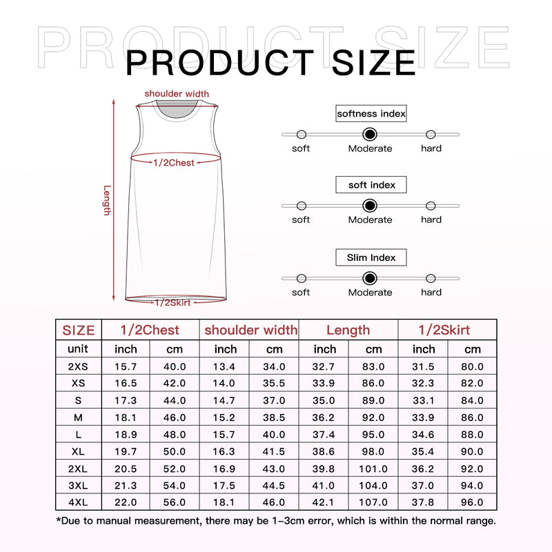 Get the right product size for your dress by looking at the info to ensure the right fit.