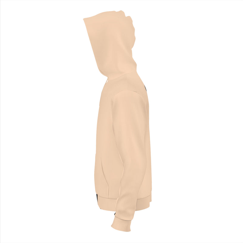 The Peach Hoodie by New Unique Stuff is resistant to shrinkage with no deformation and will maintain form.