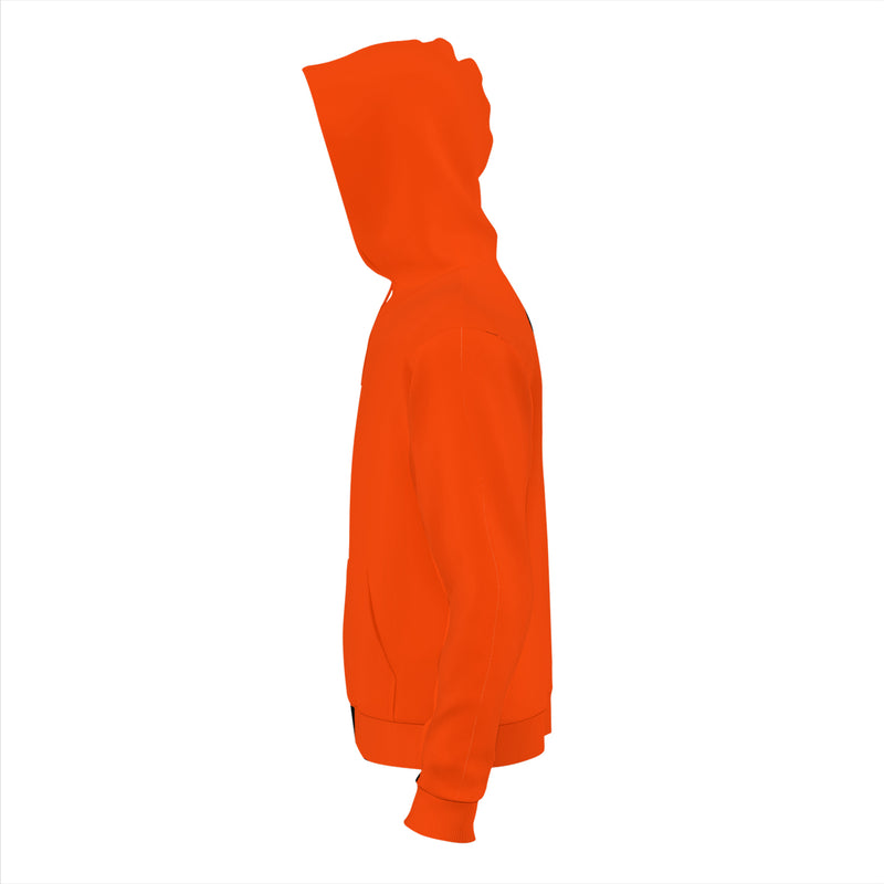 The Orange Hoodie by New Unique Stuff is resistant to shrinkage with no deformation and will maintain form.