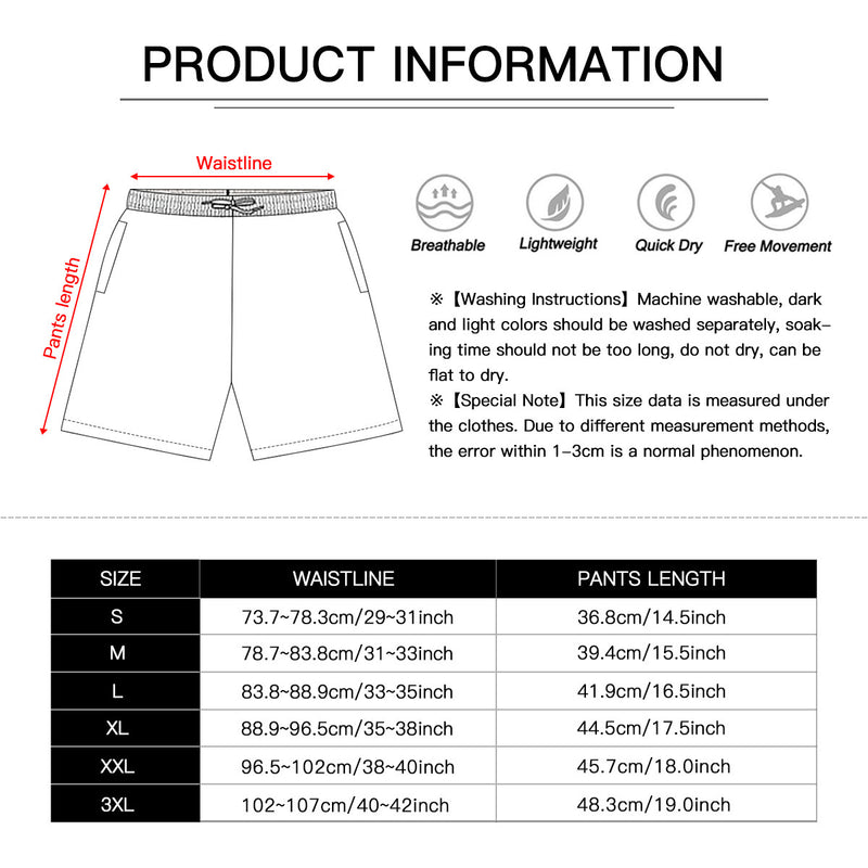 New Unique Stuff features the Beachy Black Shorts is hand wash or machine wash recommended, do not soak for a long time, do not bleach, do not exceed 45ºC in washing liquid. This size data is measured under the flat, due to different measurement methods.