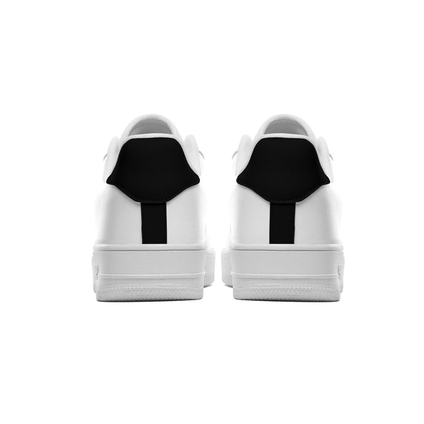 The Black Top One running shoe at New Unique Stuff has brought a new style to the forefront with the popular all-white, with the black topping it off with a new sensational look to wear. The Heel Tab with strip down to Heel counter makes it complete.