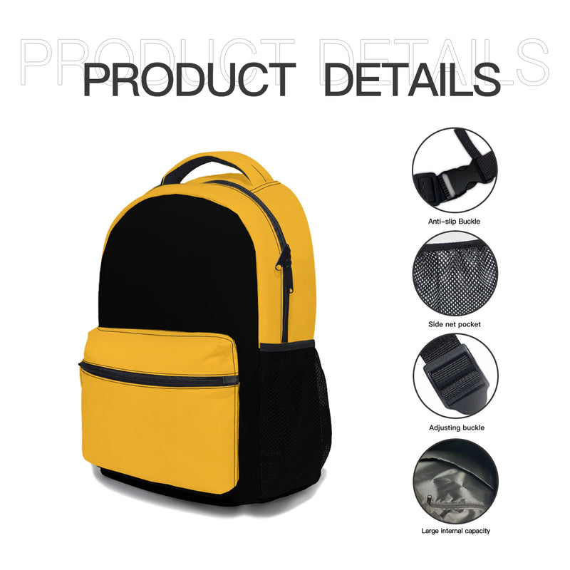 · Top handle strap, widened adjustable padded shoulder strap with non-slip buckle, which can reduce the floating of the schoolbag, comfortable and decompressing.