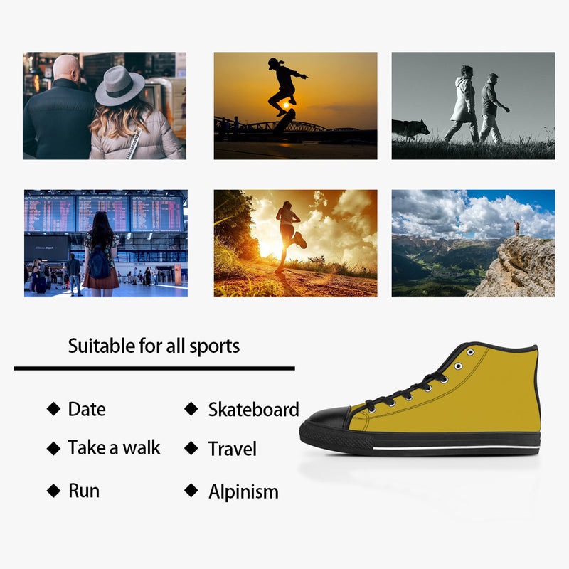 The Bronze shoes is suitable for skateboard, walking, travel, and running.