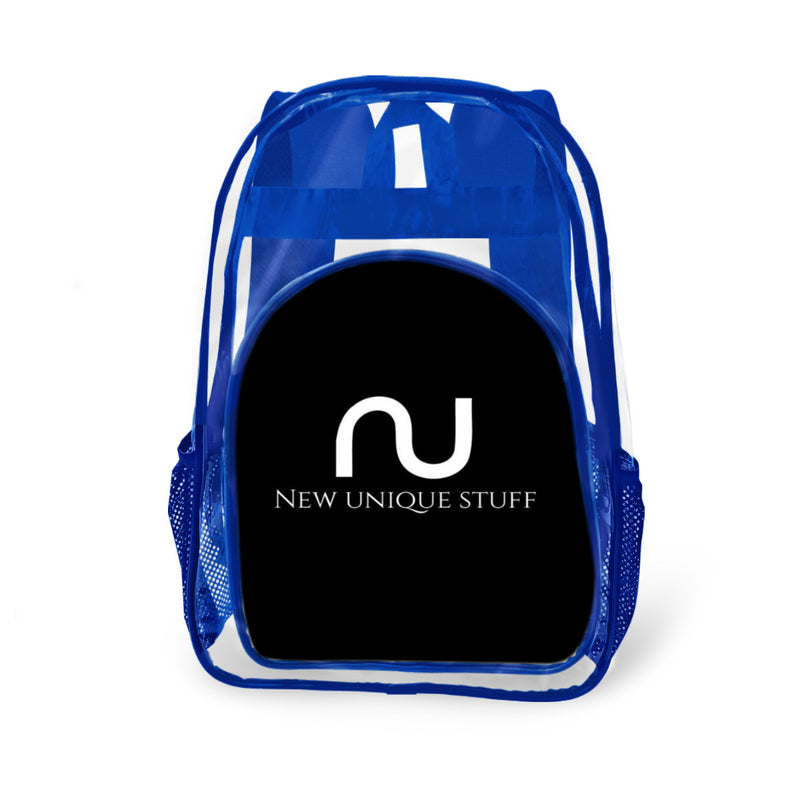 This New Unique Backpack comes in blue with the logo and pouch the standard black with logo.